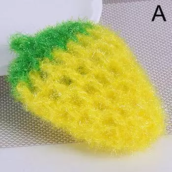 1 шт., многофункциональные щетки, ткань для мытья посуды с клубникой, полотенце для фруктовой посуды, обеззараживание домашней кухни красный