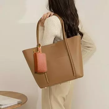 1 шт. многофункциональный чехол для ключей из искусственной кожи с модным узором личи с застежкой-молнией, большой емкости для хранения ключей, автомобильный брелок