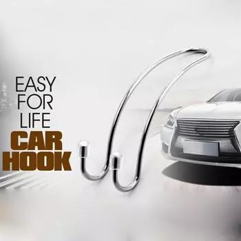 1 шт. многофункциональный крючок для автомобильного сиденья, вешалка для подголовника, держатель для сумки, зажимы для автомобильной сумки, кошелька