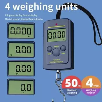 1 шт. многофункциональный мини 40 кг/10 г электронные подвесные рыболовные чемоданы Balanca портативные цифровые удобные карманные весы с крючками