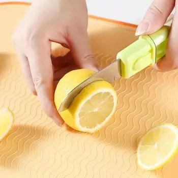 1 шт. Многофункциональный нож для фруктов из нержавеющей стали, нож для чистки овощей, 2-в-1, двухсторонний портативный кухонный инструмент