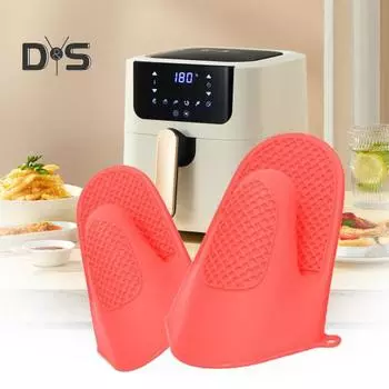 1 шт. многоразовая рукавица для духовки, высокая термостойкость, полезная теплоизоляция, держатель для духовки, рукавица для выпечки чёрный