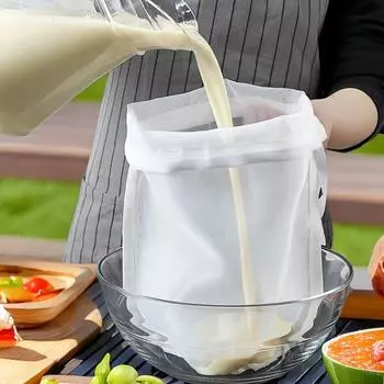 1 шт. Многоразовые нейлоновые фильтр-мешки для орехового молока 100 Mesh-S