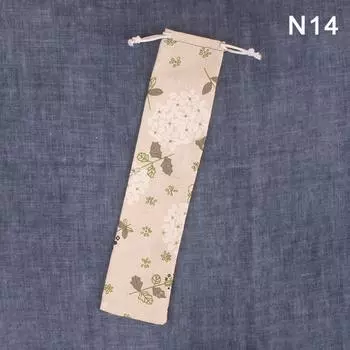 1 шт. многоразовый соломенный мешочек для металлических соломенных столовых приборов, красочный дорожный походный палочки для еды ложка вилка нож сумка для хранения контейнер 14