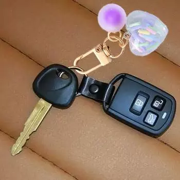 1 шт., мобильный модный брелок в форме сердца с блестками, женский акриловый прозрачный кулон, зыбучие пески, сладкий