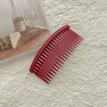 1 шт. Мода 10 см Женская французская расческа для волос Матовые прямые заколки Однотонный зажим-краб Заколки Инструмент для создания прически Пучок Аксессуары для укладки
