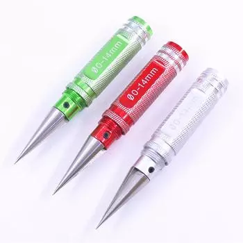 1 шт. модель инструмент для сверления отверстий пластиковая модель развертка из алюминиевого сплава 0-14 мм ручное пластиковое сверло шило золотой