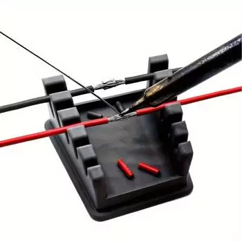 1 шт. Модернизированная силиконовая подставка для пайки, паяльная станция Helping Hands, держатель паяльника с 6 слотами - подставка для паяльника из третьих рук для 32AWG 1pc