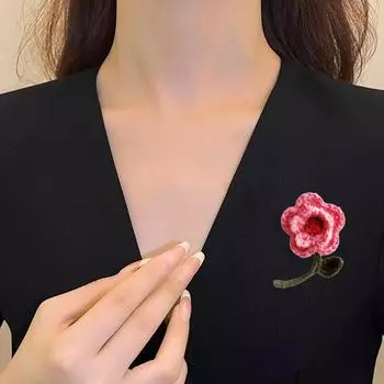 1 шт. модная брошь-цветок, ручная работа, аксессуары для одежды, подарочная сумка для вечеринки, украшение, повседневная брошь