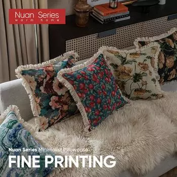 1 шт., модная и высококачественная художественная наволочка, полиэстеровая наволочка с кисточками для дивана, гостиной, домашнего декора, серия Nuan B137-BK-45x45cm