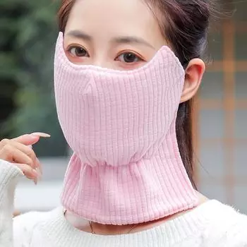 1 шт. модная маска для лица, шеи, защитная маска от холода, зимняя теплая мягкая дышащая наружная ветрозащитная