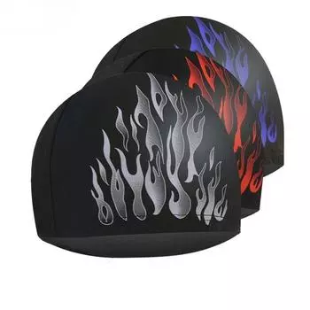 1 шт., модная мужская шапочка для плавания с защитой ушей, мужская шапочка для плавания большого размера с пламенем для взрослых, дышащая шапочка для плавания на голову, оптовая продажа