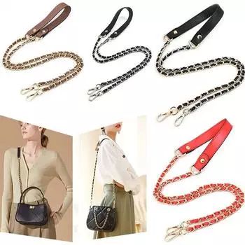 1 шт. модная сумка-цепочка из искусственной кожи на плечо, регулируемая длина, аксессуары для сумок