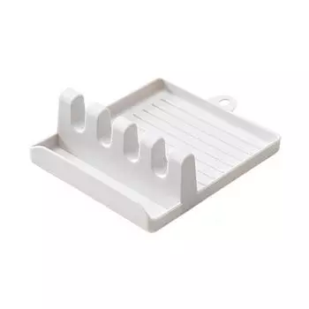 1 шт., модная вилка, лопаточка, нескользящая пластиковая посуда, держатели для ложек, подставка для крышки горшка