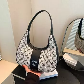 1 шт. модная женская сумка на одно плечо, универсальная сумка через подмышку, ручная сумка