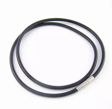 1 шт. модное мужское ожерелье из воловьей кожи с застежкой из нержавеющей стали