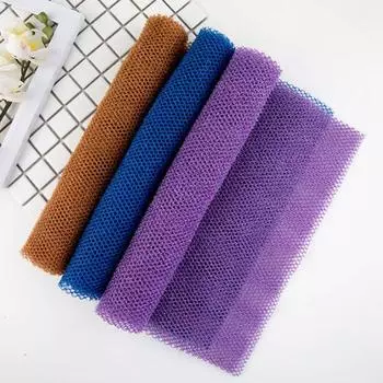 1 шт., модное полотенце для душа, очищающее полотенце, однотонное нейлоновое полотенце, высокая эластичность, богатое пенообразование бордовый