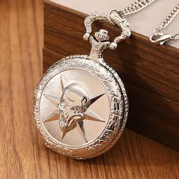 1 шт. модные классические мужские часы с кварцевым ожерельем и подвеской, карманные часы для мужчин, идеальный выбор для подарков