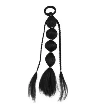 1 шт. Модные косички для девочек, милые резинки для волос, градиентные цвета, косичка-твист, парик, повязки на голову, Y2K стили, резинки для волос, аксессуары для волос для вечеринки