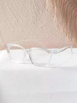 1 шт. Модные квадратные пластиковые оправы для женщин, прозрачные очки для мужчин, повседневные очки для фотосъемки, аксессуары для одежды.