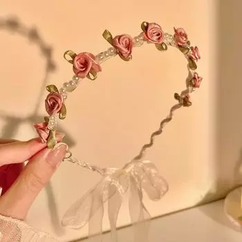 1 шт. Модные ленточные банты с кисточками и цветами, повязки на голову, обручи для волос для женщин, девочек, аксессуары для волос для вечеринок