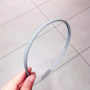 1 шт. Модные матовые леденцовые цвета Тонкие пластиковые повязки для волос Женская повязка на голову Нескользящий смоляной обруч для волос Держатель Тюрбан Аксессуары для волос