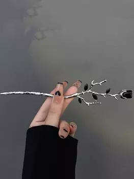 1 шт. Модные наклейки для волос в китайском стиле цвета старой розы для женщин, аксессуары для волос