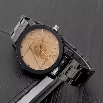 1 шт. модные новые женские мужские часы из нержавеющей стали ретро кварцевые аналоговые наручные часы Men s Teal