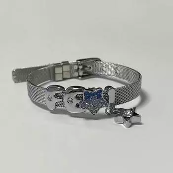 1 шт., модные подвески со звездами, Y2K, кожаный браслет из сплава серебристого цвета, черный цвет, браслет для женщин, вечерние, повседневный подарок