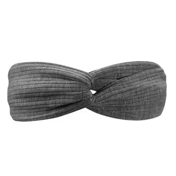1 шт. Модные повязки на голову для женщин однотонные с перекрещенным узлом эластичная повязка для волос ретро макияж аксессуары для волос поддержка
