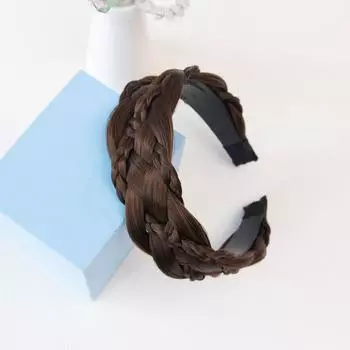 1 шт. Модные повязки на голову с косичками твист для женщин, широкие повязки для волос с косичками «рыбий хвост», ручной работы, обруч для головы, аксессуары для укладки волос