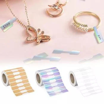 1 шт. модные пустые бумажные этикетки для показа ценников ювелирные этикетки самоклеящиеся бирки наклейки