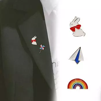 1 шт., модные разнообразные значки, металлические булавки, мультяшная эмблема, эмалированные знаки, аксессуары для значков