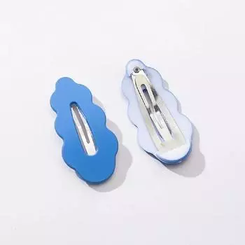 1 шт. модные украшения для волос в виде облаков, заколки для волос, милые головные уборы, заколки для волос конфетного цвета, стильные милые заколки для волос для девочек, аксессуары для волос синий