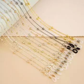 1 шт. Модные винтажные грушевидные хрустальные цепочки для очков, ремешок для очков, шнурок для очков, ожерелье, веревка 5PCS