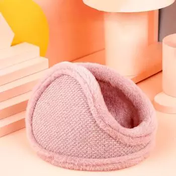 1 шт. модные зимние наушники мягкие флисовые наушники для защиты ушей от ветра теплые наушники красный