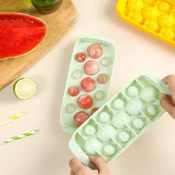 1 шт., модный 3D кухонный инструмент, ледяной шар, лоток для кубиков льда, форма для изготовления кубиков льда жёлтый