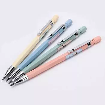 1 шт. модный автоматический 2B держатель для карандашей, школьные принадлежности, канцелярские принадлежности разноцветный