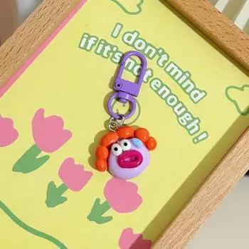 1 шт. Модный брелок с большим ртом, подвесной декоративный кулон на сумку, брелок для ключей с изображением монстра из смолы