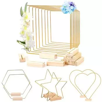 1 шт. модный цветочный обруч, деревянная основа, свадебная гирлянда, декор стола, аксессуары для вечеринок, венок своими руками 23cm