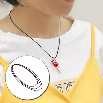 1 шт., модный кожаный шнур, восковая веревка, поворотная застежка, изготовление ювелирных изделий для ожерелий, аксессуары «сделай сам»