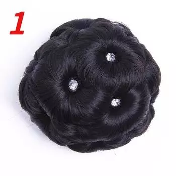 1 шт. Модный круглый пучок для волос, кудрявые волосы, свадебное украшение для головы со стразами, персонализированные инструменты для укладки для женщин, подарки, аксессуары для волос A