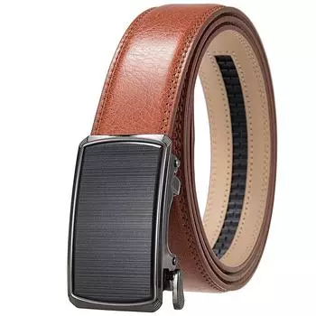 1 шт. Модный мужской ремень, ремень с автоматической пряжкой Ly36-8041 110cm-130cm