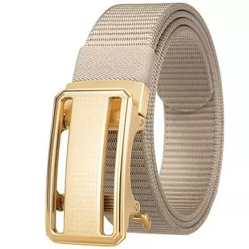 1 шт. модный нейлоновый плетеный ремень для мужчин, пуговица с передней кнопкой, беззубая пряжка из нержавеющей стали 3,5 смly36-61931-3 120cm