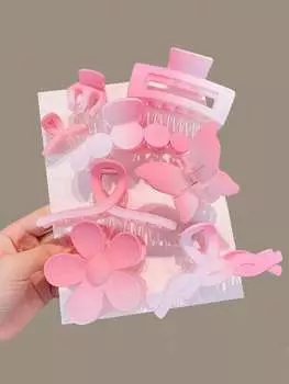 1 шт. Модный розовый набор аксессуаров для волос для женщин Аксессуары для волос
