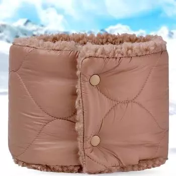 1 шт. модный теплый шарф с застежкой-кнопкой, термошейный зимний ветрозащитный толстый шарф для активного отдыха хаки