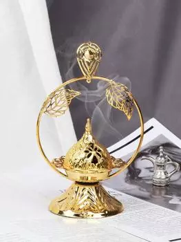 1 шт. Модный золотой геометрический процесс гальванизации, персонализированные и изысканные креативные украшения для ароматерапии для дома