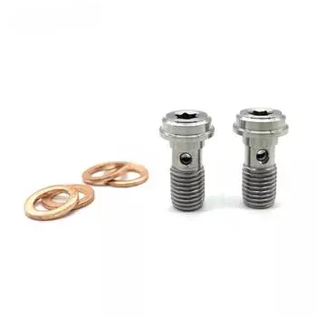 1 шт. мотоциклетные нержавеющие болты M10 x 1,25, болт главного тормозного цилиндра, болт тормозного шланга, болт суппорта, винт гидравлического сцепления M10x1.25