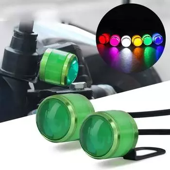 1 шт. мотоциклетные светодиодные фары Hawkeye светодиодные сигнальные огни решетки 23 мм светодиодные лампы Eagle Eye дневные ходовые огни для автомобиля светло-розовый