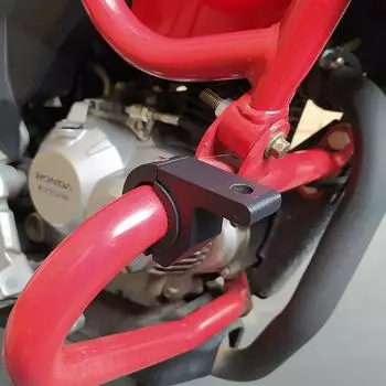 1 шт. мотоциклетные светодиодные фонарики зажимы кронштейны трубный зажим комплект для крепления противотуманных фар мотоцикла аксессуары для мотоцикла черный